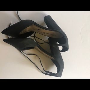 Black Ankle Heels w/ Wrap